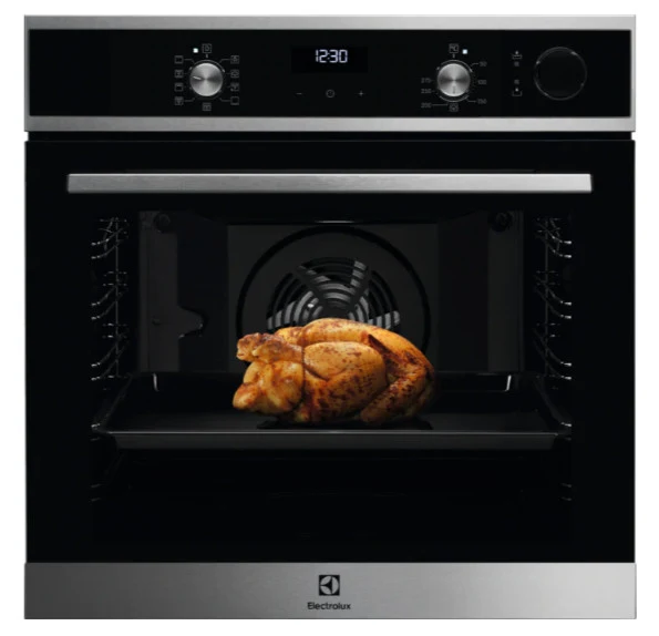 Electrolux EOC5H40X Forno Combinato a Vapore 72L da Incasso Nero/Acciaio Inox