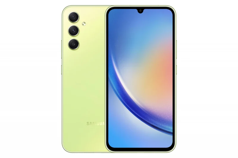 Samsung Galaxy A34 5G Display FHD+ Super AMOLED 6.6" Android 13 8GB RAM Lime