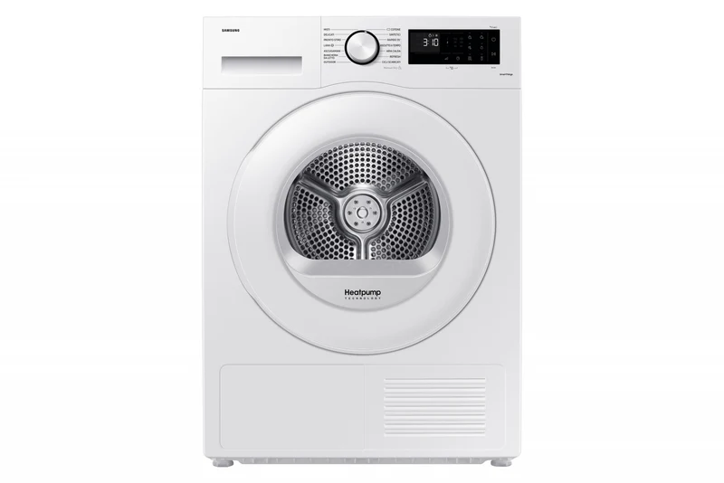 Samsung Asciugatrice Crystal EcoDry™ 8 Kg DV80CGC0B0TEET Bianco Pompa di Calore Touch