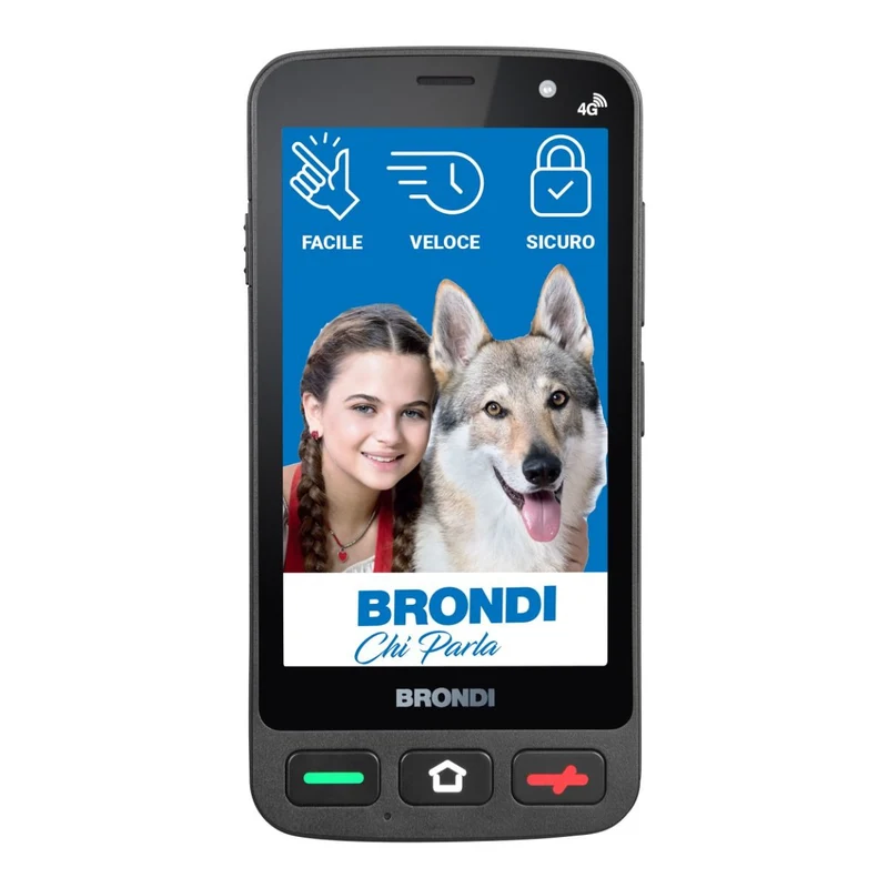 Brondi Amico Smartphone Pocket BRONDI Amico Smartphone 4G Pocket Black