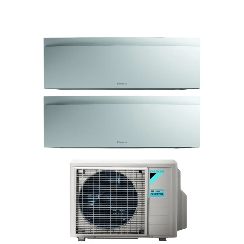 Condizionatore Dual Split Daikin Emura White III 9+9 con 2MXM50A R-32 Wi-Fi Integrato Bianco Opaco Garanzia Italiana