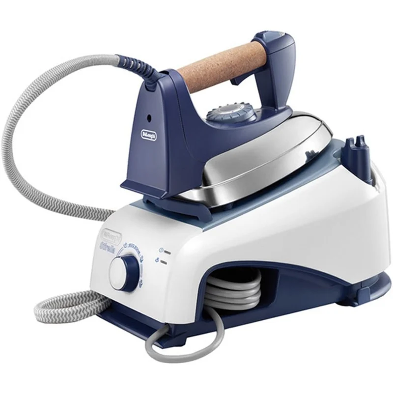 De'Longhi PRO1465 Ferro da Stiro con Caldaia 1400W 4.5 bar 90 g/min Bianco e Blu
