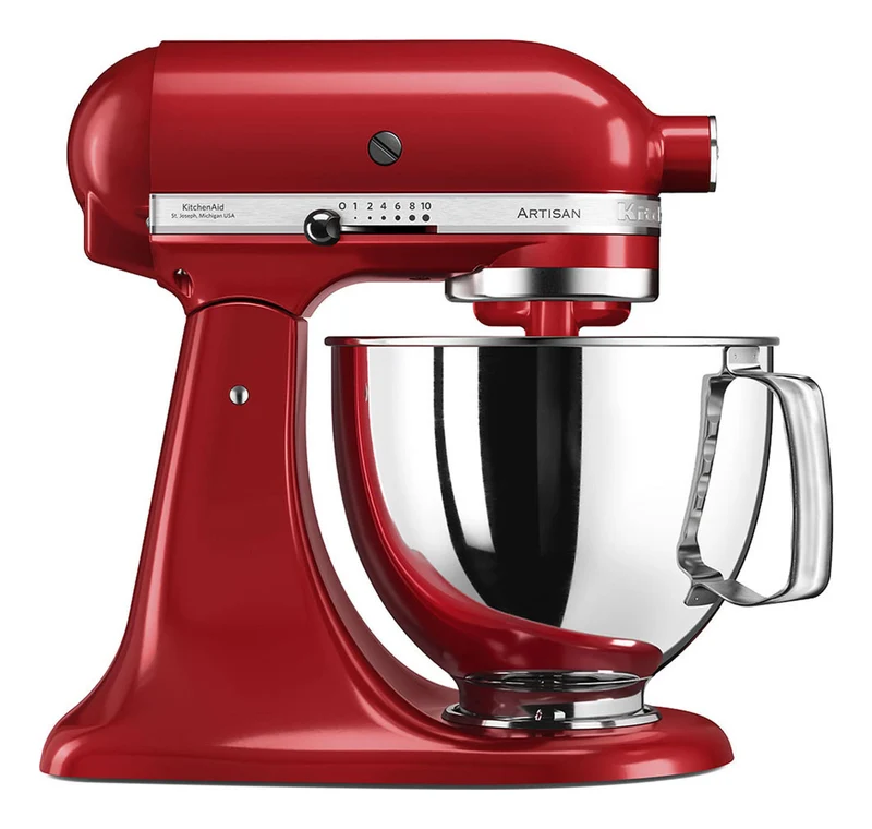 KitchenAid Artisan 5KSM125 Robot da Cucina Rosso 4,8 L 300W 10 Velocità