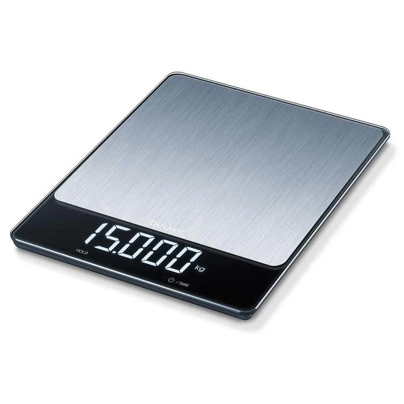 Beurer KS34 Bilancia da Cucina Digitale 15 kg Acciaio Inox