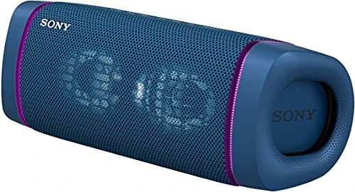 Sony SRS-XB33 Altoparlante Bluetooth Impermeabile Blu con Batteria 24 ore