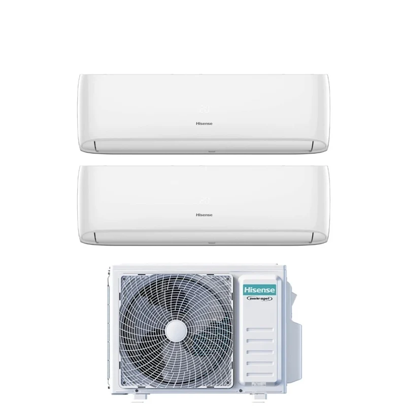 AREA OCCASIONI Climatizzatore Condizionatore Hisense Dual Split Inverter serie HI-COMFORT 12+12 con 2AMW52U4RXC R-32 Wi-Fi Integrato 12000+12000 – Novità