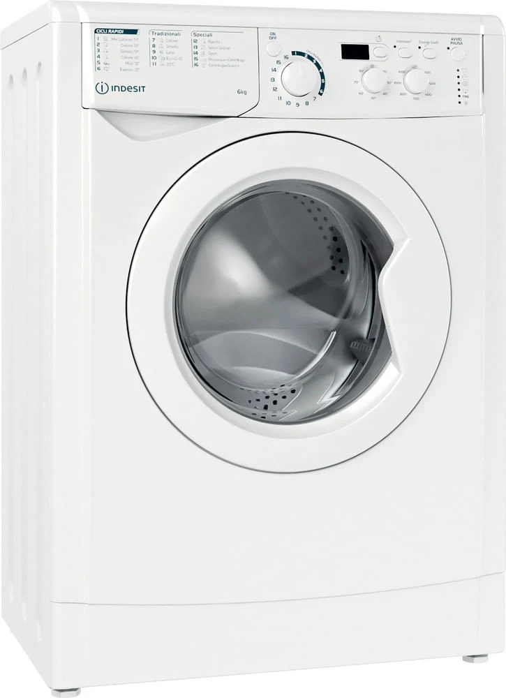 Indesit Lavatrice EWSD 61251 W IT N Carica Frontale 6kg 1200 Giri Bianco Classe F