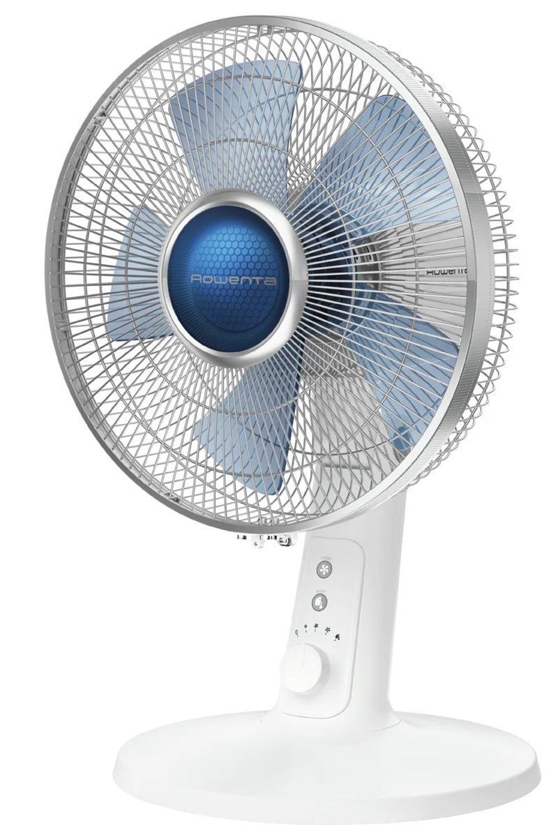Rowenta VU2730 Ventilatore da Tavolo Turbo Silence Extreme+ 30cm 4 Velocità Bianco